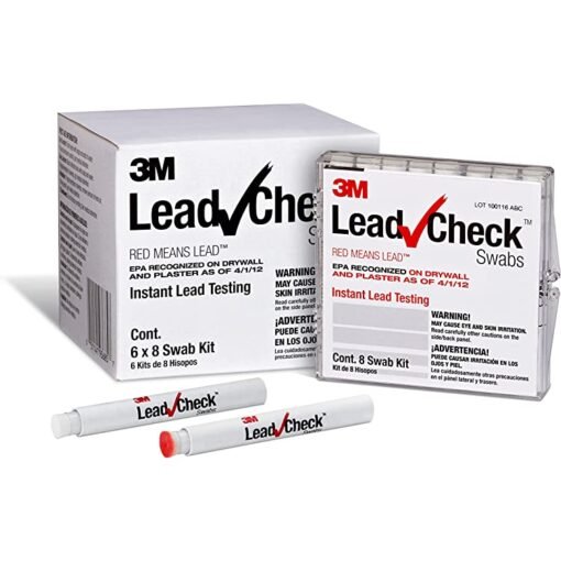 3M LeadCheck Instant Lead Test 6 x 8 Swab Kit